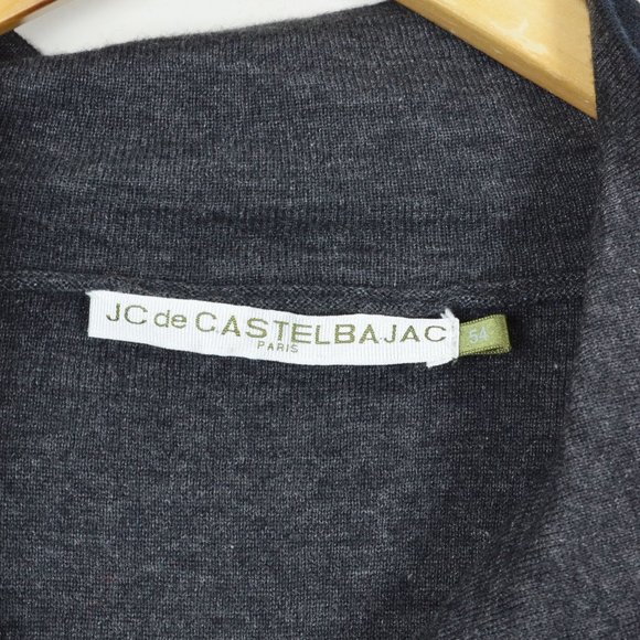 JC CASTELBAJAC Wool Silk Blend Full Dual Zip Sweater - Picture 6 of 7